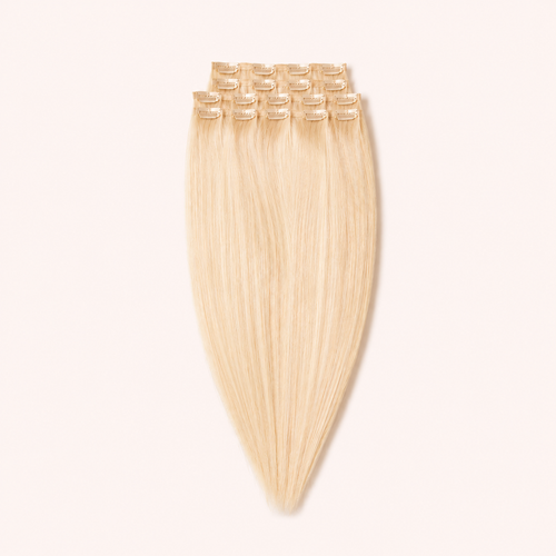 BALK. Virgin Remy Clip-in Hair Extensions Champagne Blonde #60