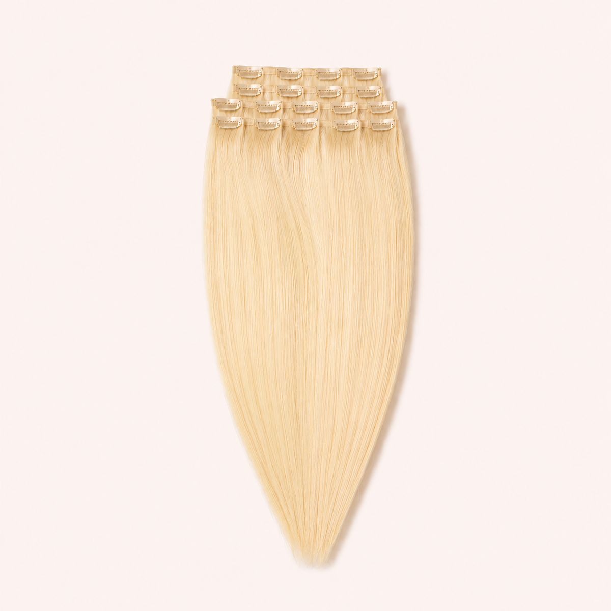 BALK. Virgin Remy Clip-in Hair Extensions Scandinavian Blonde #613