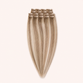 BALK. Virgin Remy Clip-in Hair Extensions Cool Latte Blend