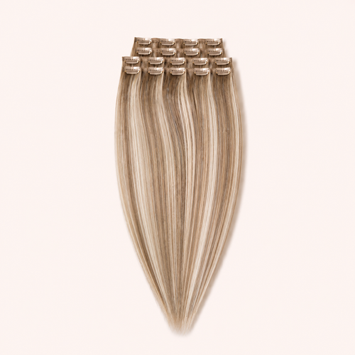 BALK. Virgin Remy Clip-in Hair Extensions Cool Latte Blend