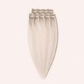 BALK. Virgin Remy Clip-in Hair Extensions Silver